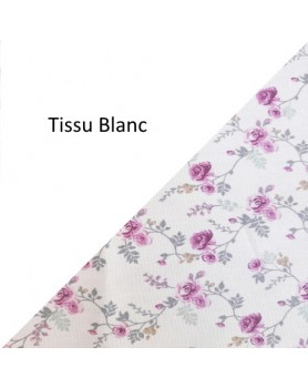 Duo Blanc / Roses Violettes